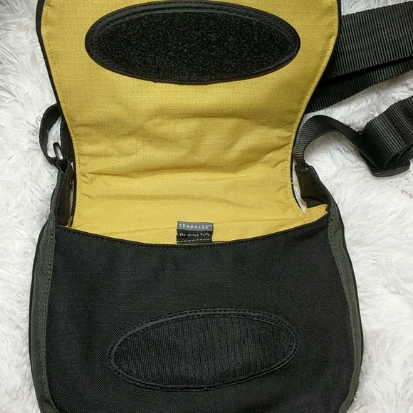 NWOT Crumpled Black Crossbody Bag - Picture 5 of 8